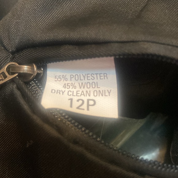 ORVIS Size 12 Petite 3 Button Black Blazer - Picture 9 of 9